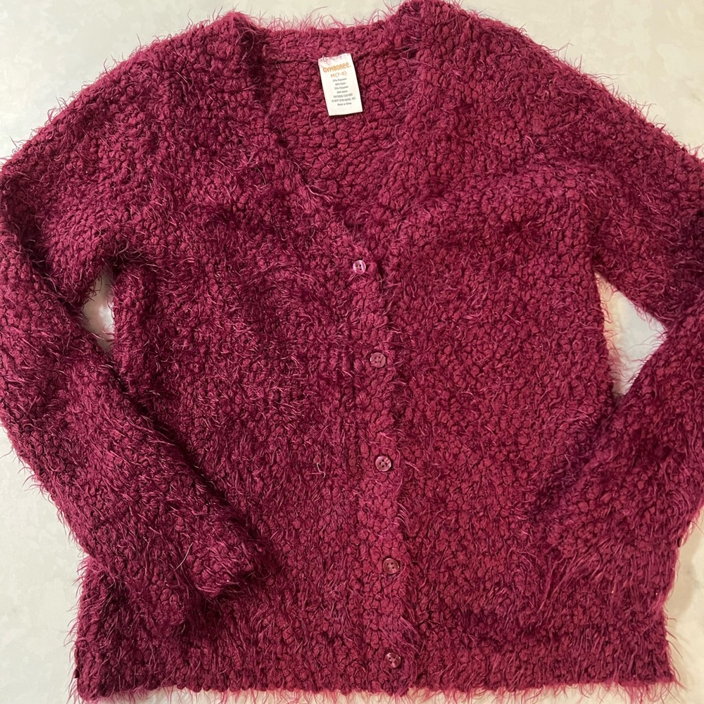 Gymboree Girls Boucle Button Down Cardigan